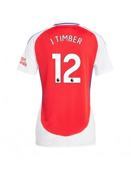 Arsenal Jurrien Timber #12 Heimtrikot für Frauen 2024-25 Kurzarm